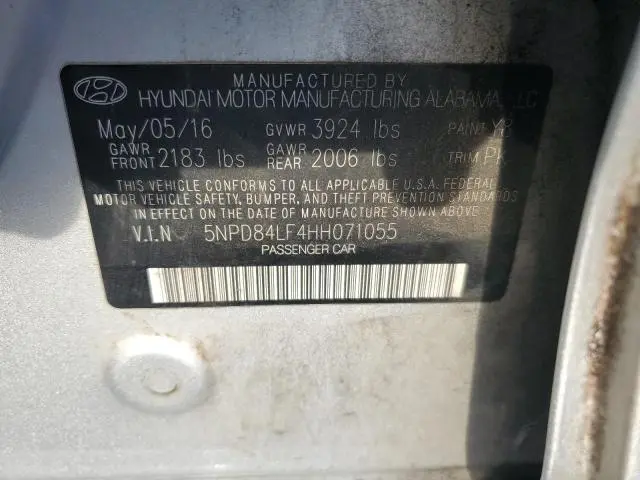 2017 HYUNDAI ELANTRA SE  