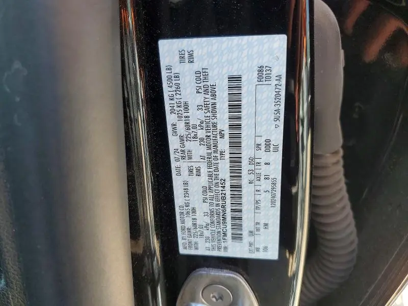 2024 FORD ESCAPE ST LINE  