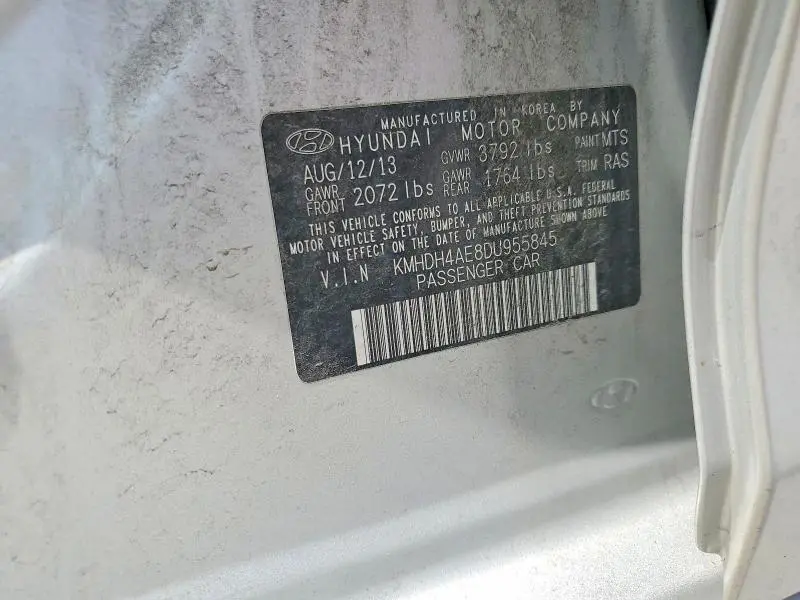 2013 HYUNDAI ELANTRA GLS  