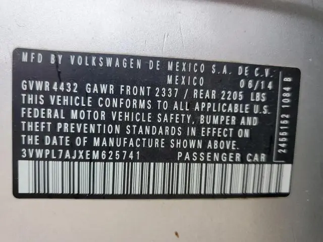 2014 VOLKSWAGEN JETTA TDI  