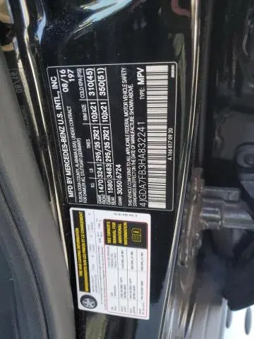 2017 MERCEDES-BENZ GLE 63 AMG-S 4MATIC  