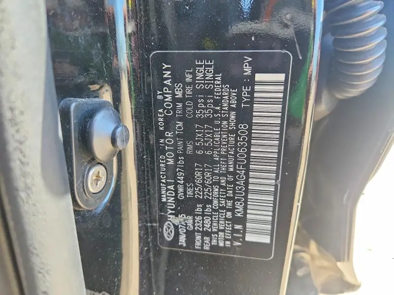 2015 HYUNDAI TUCSON SE  