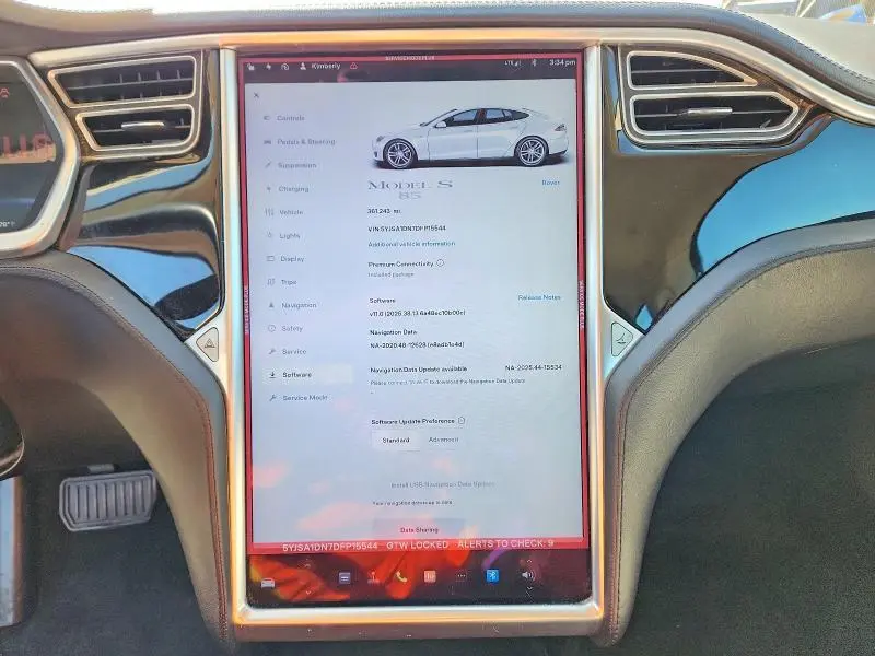 2013 TESLA MODEL S   