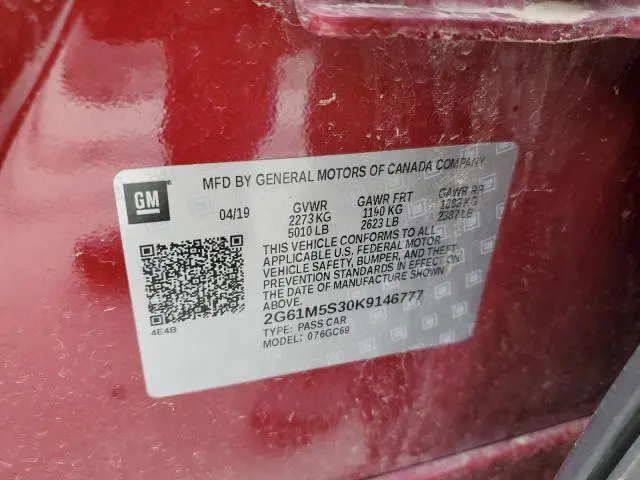 2019 CADILLAC XTS LUXURY  