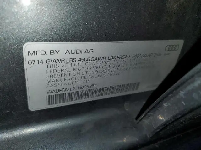 2015 AUDI A4 PREMIUM PLUS  