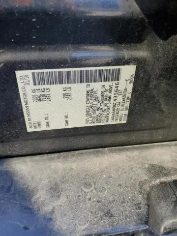 2016 NISSAN MAXIMA 3.5S  