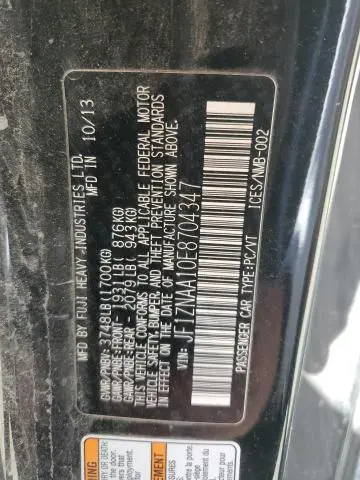 2014 TOYOTA SCION FR-S   