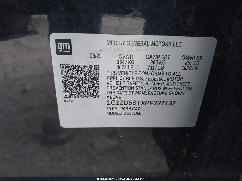 2023 CHEVROLET MALIBU FWD 1LT