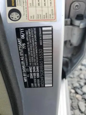 2011 MERCEDES-BENZ E 350  