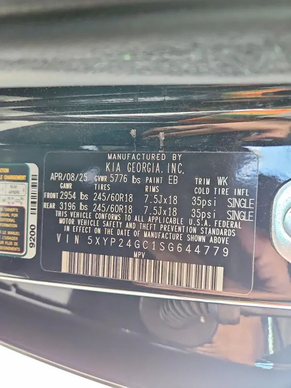 2025 KIA TELLURIDE LX  