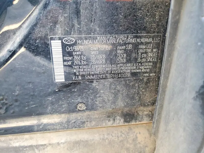 2023 HYUNDAI SANTA FE SEL  