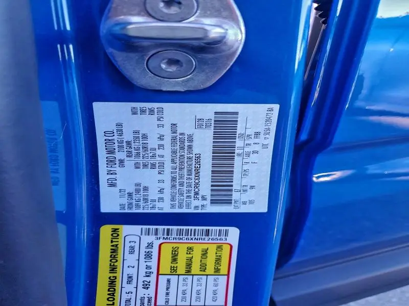 2022 FORD BRONCO SPORT OUTER BANKS  