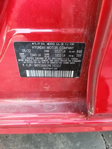 2022 HYUNDAI ACCENT SE  