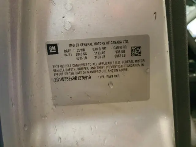 2011 CHEVROLET IMPALA LS  