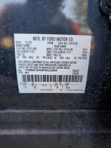2023 FORD EXPLORER XLT  