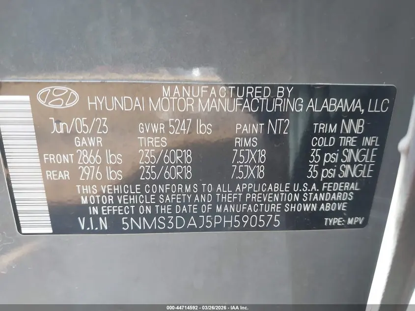 2023 HYUNDAI SANTA FE SEL
