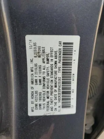 2015 HONDA ACCORD SPORT  