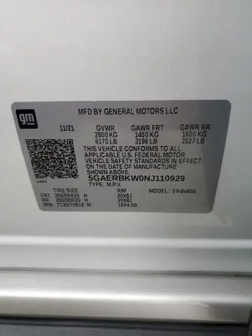 2022 BUICK ENCLAVE ESSENCE  