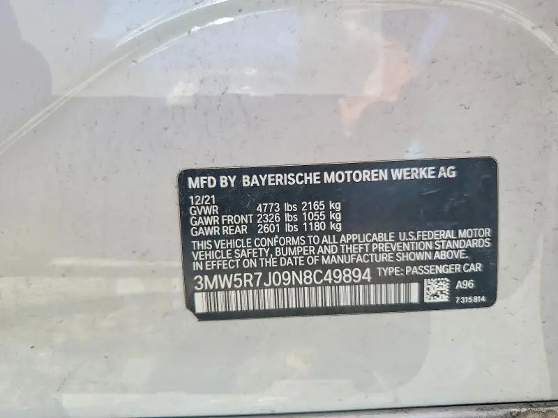 2022 BMW 330XI   