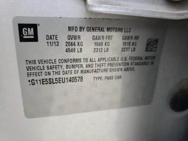 2014 CHEVROLET MALIBU 2LT  