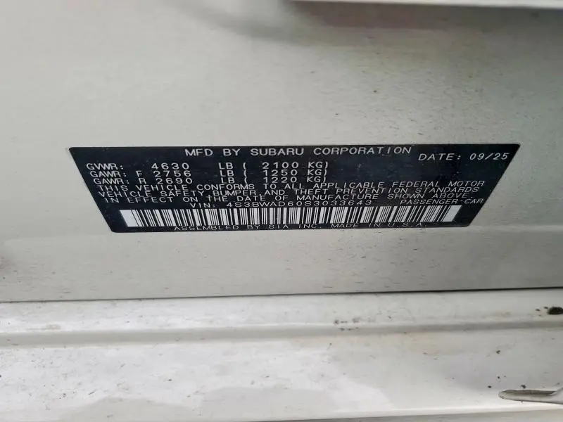 2025 SUBARU LEGACY PREMIUM  