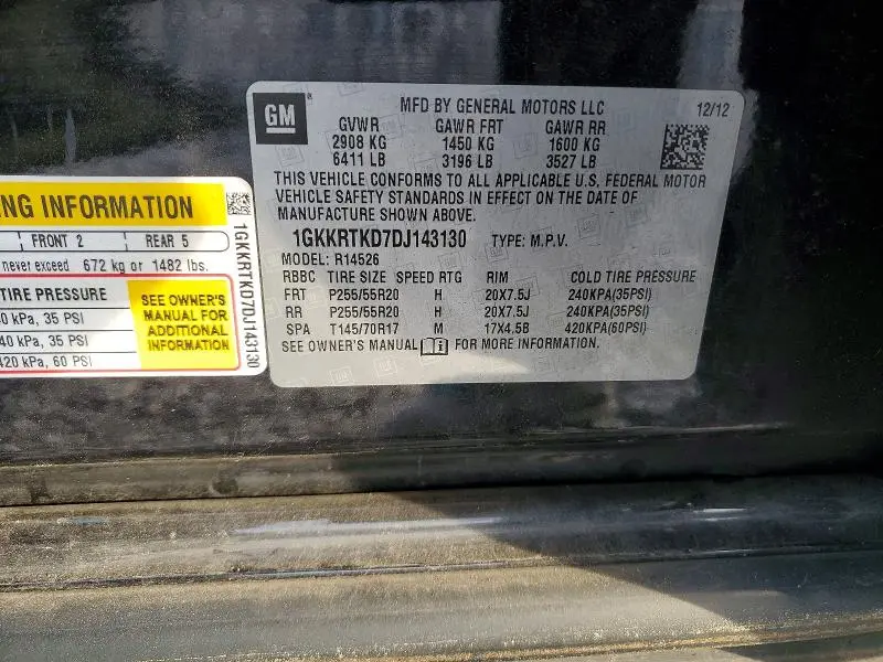 2013 GMC ACADIA DENALI  