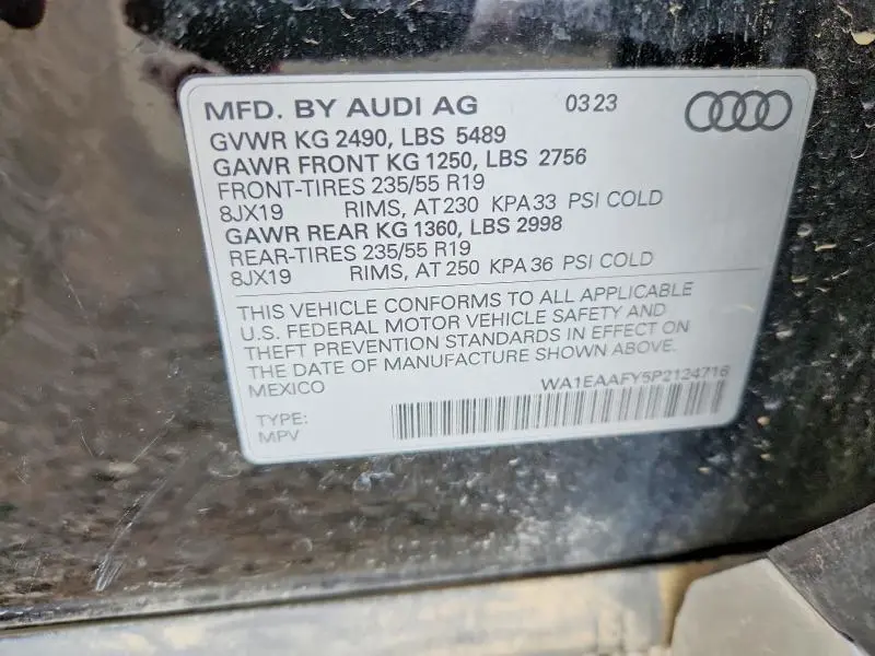 2023 AUDI Q5 PREMIUM PLUS 45  