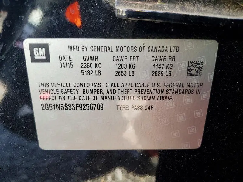 2015 CADILLAC XTS LUXURY COLLECTION  