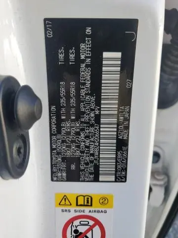 2017 LEXUS NX 200T BASE  