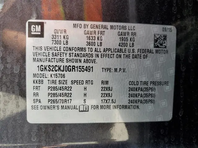 2016 GMC YUKON DENALI  