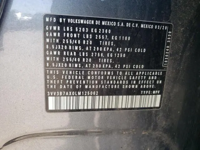 2020 VOLKSWAGEN TIGUAN SE