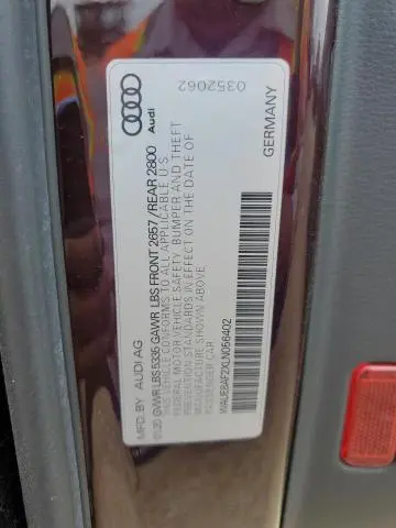 2020 AUDI A6 PREMIUM PLUS  