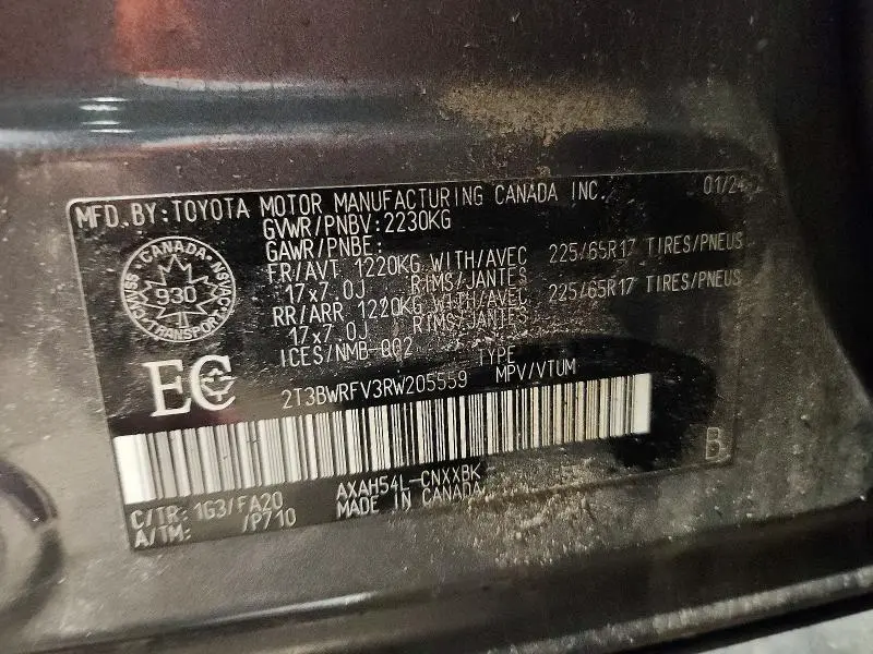 2024 TOYOTA RAV4 LE  