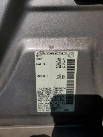 2013 NISSAN ALTIMA 2.5  