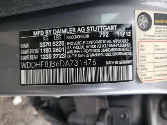 2013 MERCEDES-BENZ E 350 4MATIC  