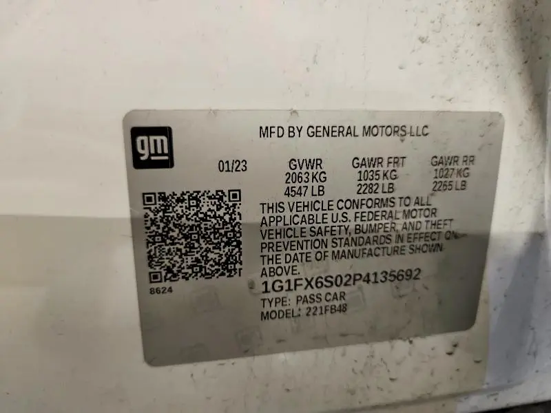 2023 CHEVROLET BOLT EV 2LT  
