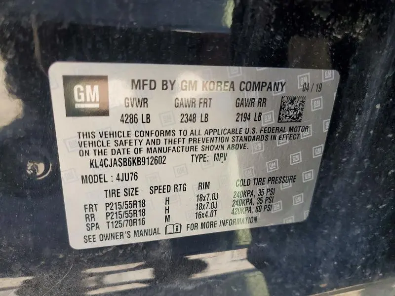 2019 BUICK ENCORE PREFERRED  