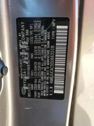 2013 HYUNDAI TUCSON GLS  