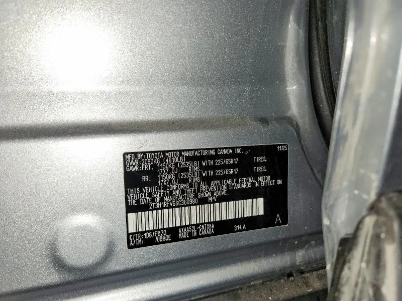 2025 TOYOTA RAV4 LE  