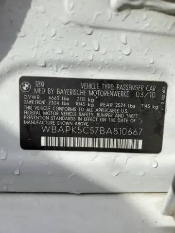 2011 BMW 328 XI SULEV  