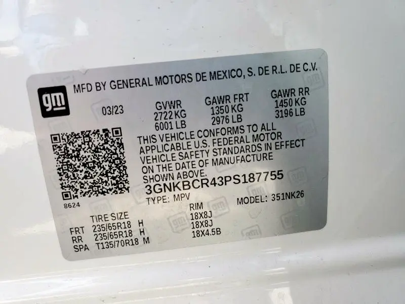 2023 CHEVROLET BLAZER 2LT  