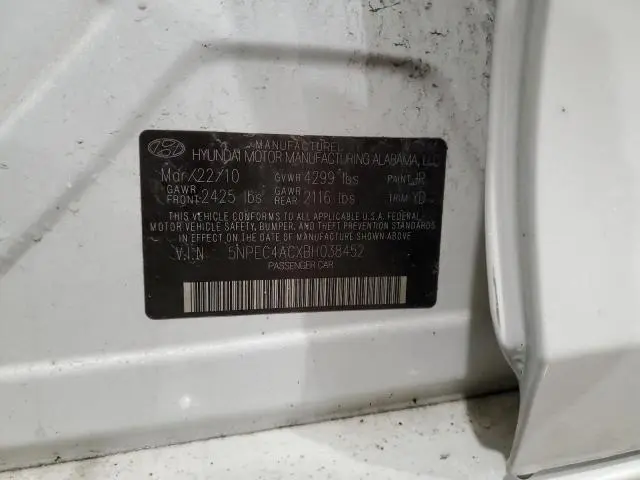 2011 HYUNDAI SONATA SE  