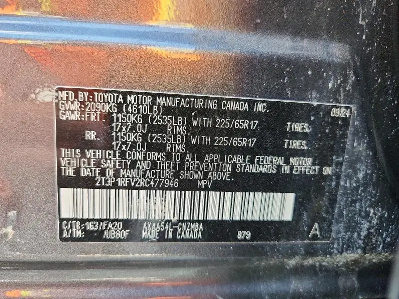 2024 TOYOTA RAV4 XLE  