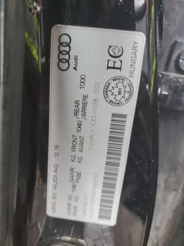 2016 AUDI A3 PREMIUM  