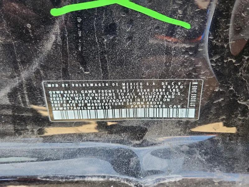 2020 VOLKSWAGEN GTI S  