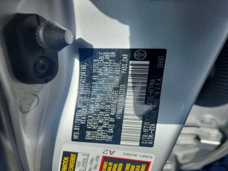 2011 TOYOTA AVALON LIMITED  