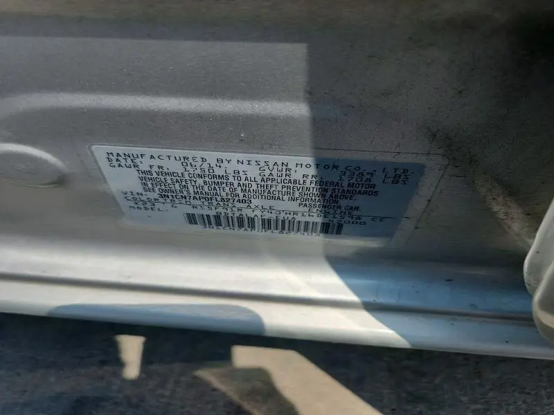 2015 NISSAN VERSA 1.6 S  