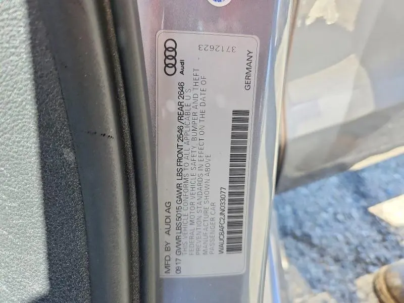 2018 AUDI A6 PREMIUM  