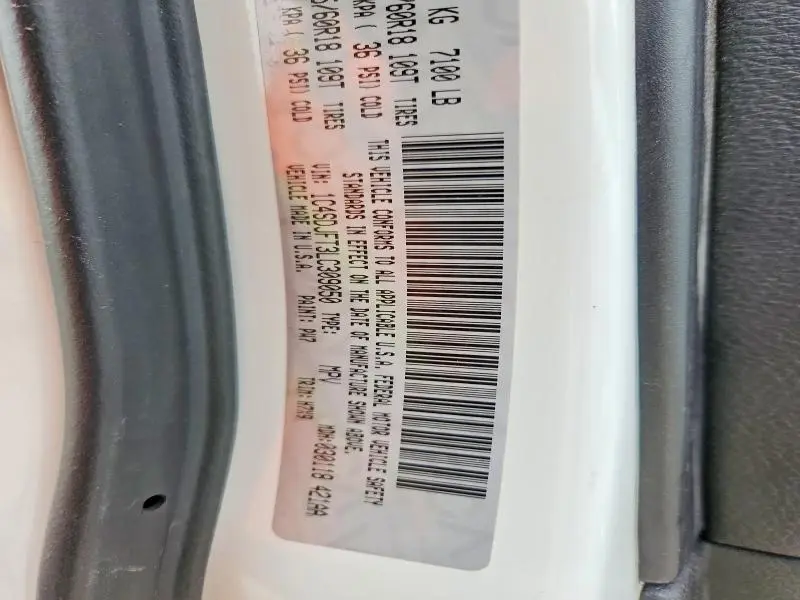 2020 DODGE DURANGO SSV  