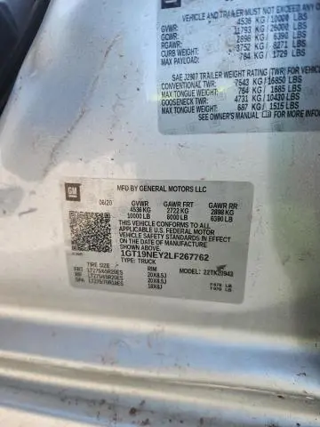 2020 GMC SIERRA K2500 SLT  